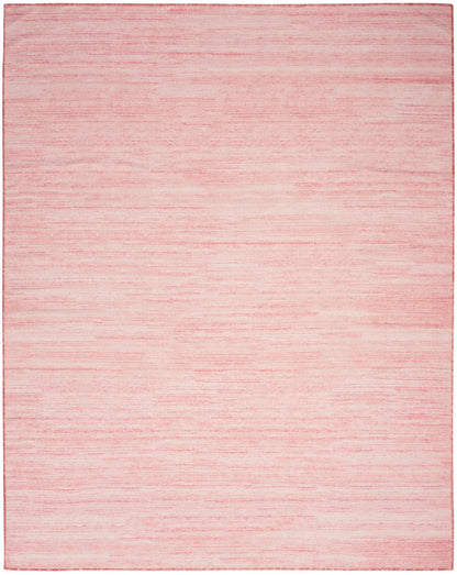 Nourison Essentials Loom Woven Pink Machine Washable Rug - Main
