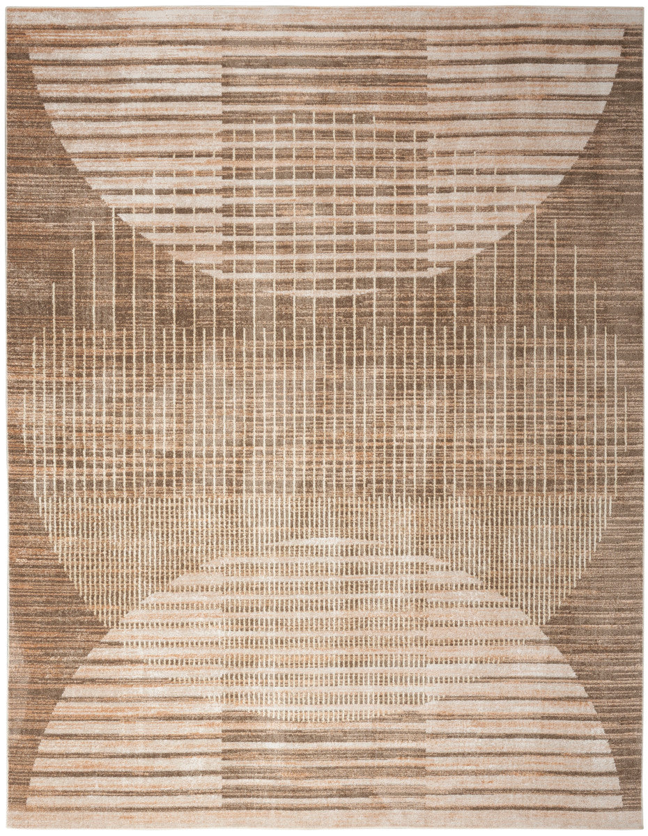 Nourison Astra Latte Pet Friendly Machine Washable Rug - 6'7" x 9'