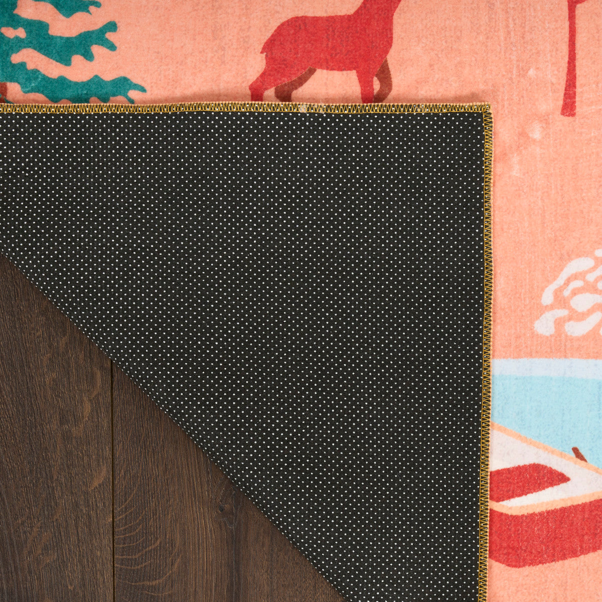 Nourison Imagination Multicolor Machine Washable Rug - Corner