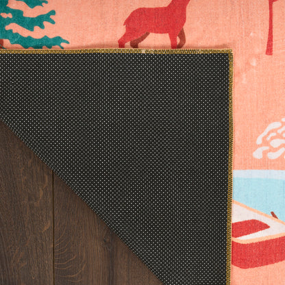 Nourison Imagination Multicolor Machine Washable Rug - Corner