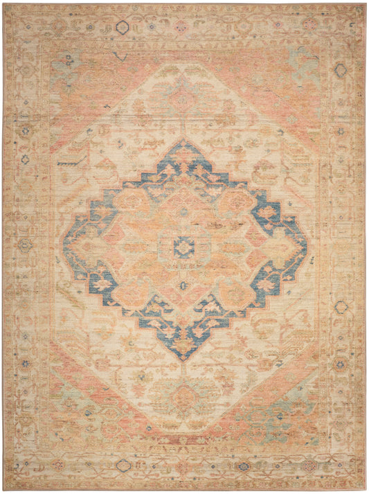 Nourison Vintage Multicolor Machine Washable Rug - Main