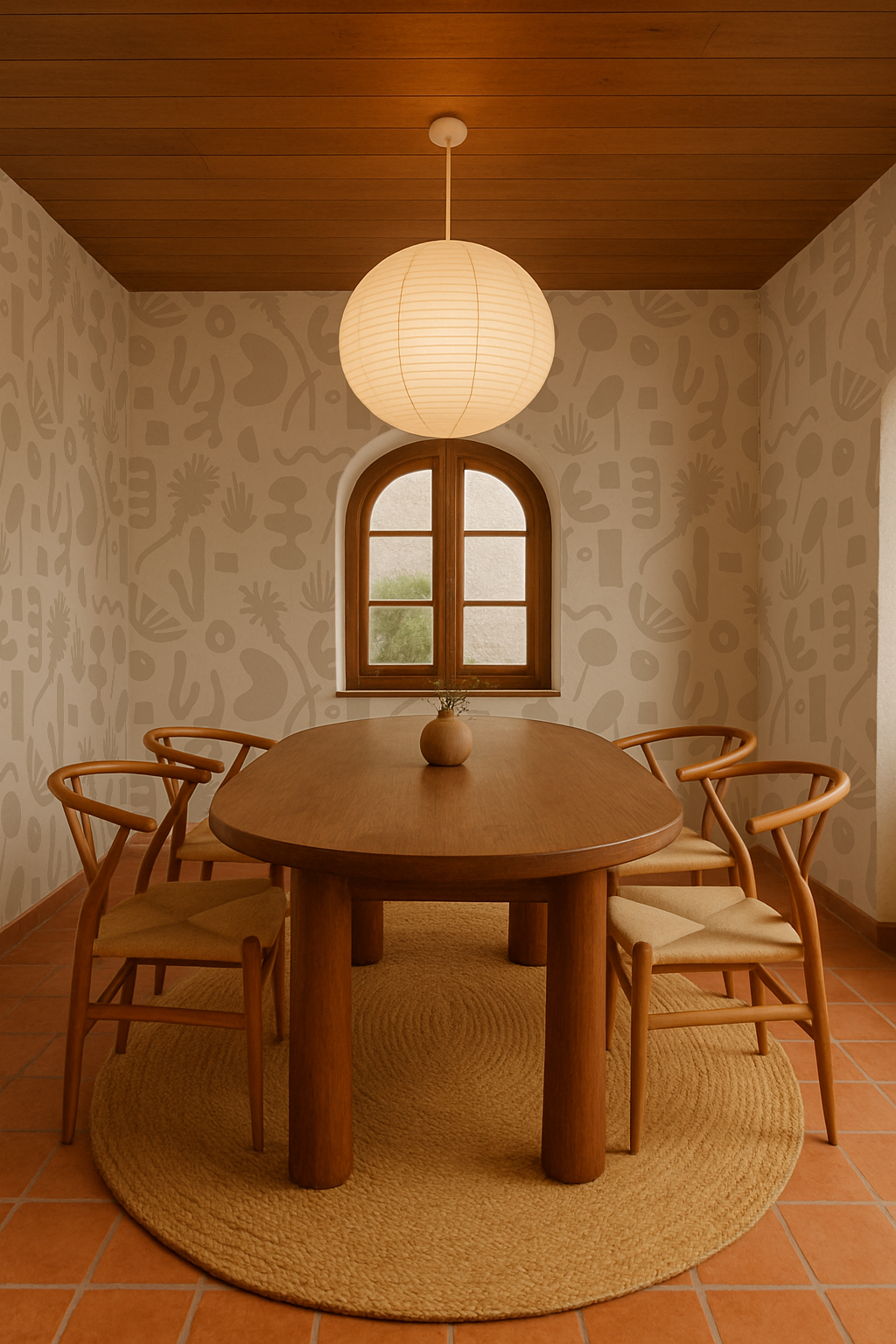 Pool Side Wallpaper, tan