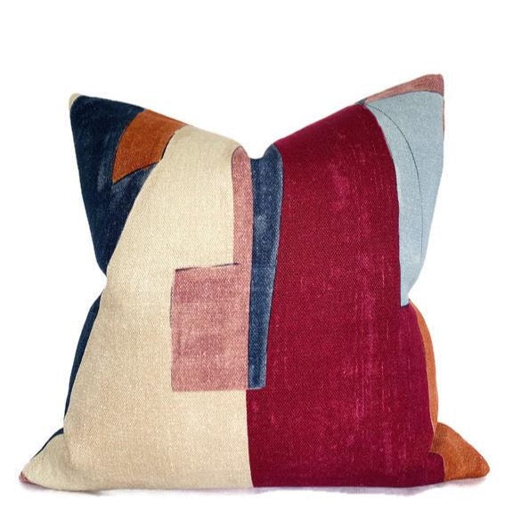 District Pillow in Claret
