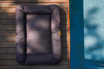 Gray Waterproof Lounger Pet Bed