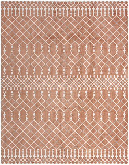 Nourison Astra Copper Pet Friendly Machine Washable Rug - 6'7" x 9'