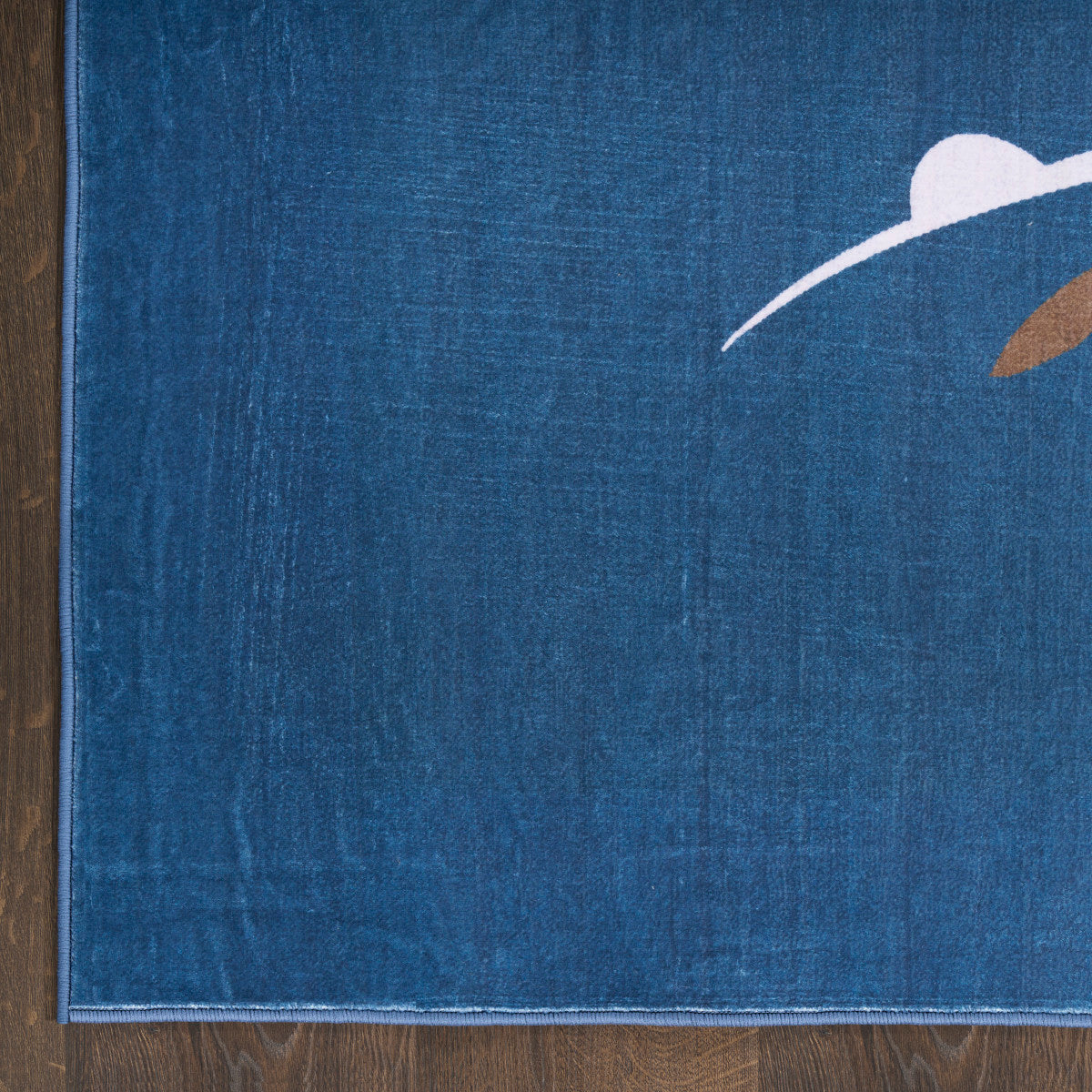 Nourison Imagination Blue Machine Washable Rug - Corner