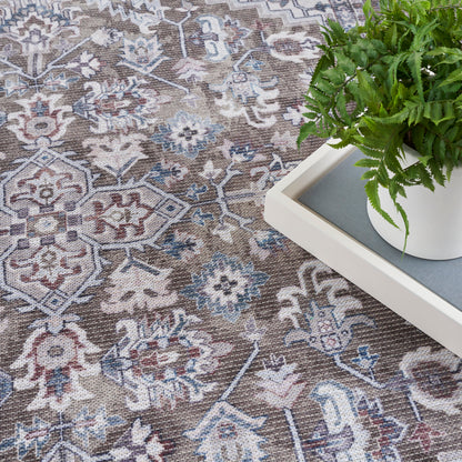 Nourison New Concept Olive & Ivory Machine Washable Rug - Room Scene