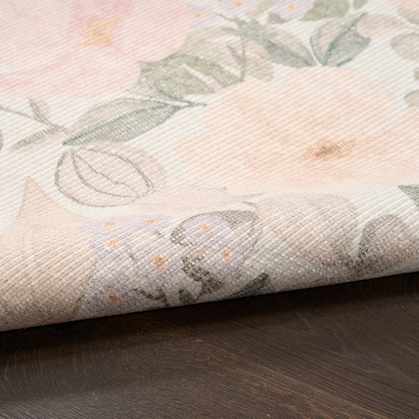 Nourison Botanical Beige & Multicolor Machine Washable Rug - Texture