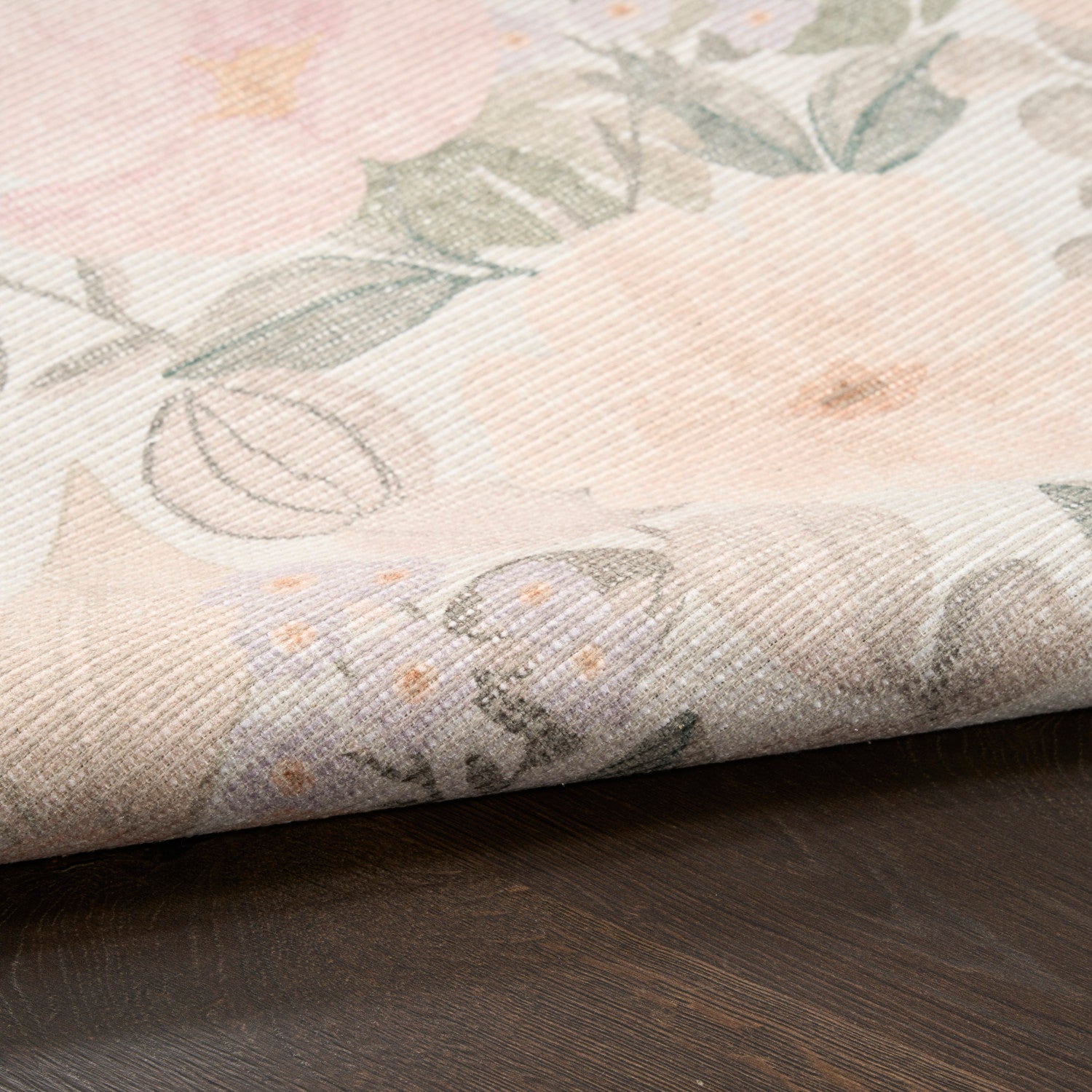 Nourison Botanical Beige & Multicolor Machine Washable Rug - Texture