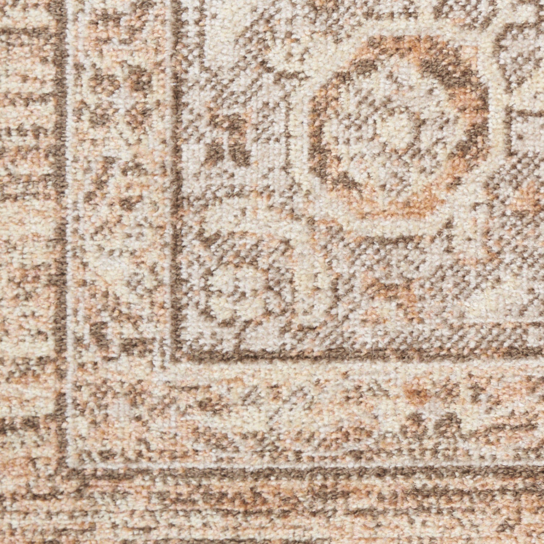 Nourison Astra Beige Pet Friendly Machine Washable Rug - Swatch
