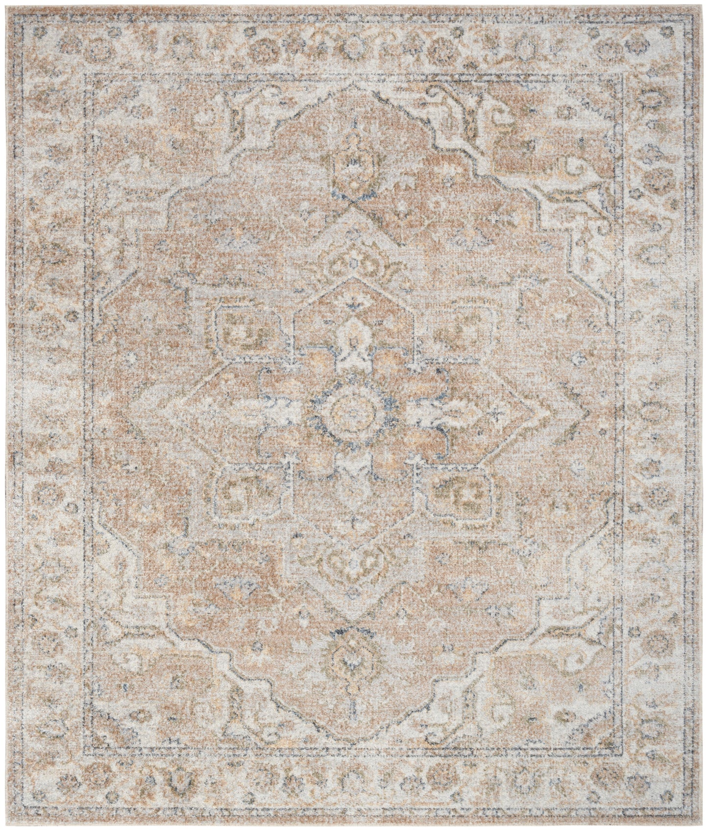 Nourison Astra Beige Pet Friendly Machine Washable Rug - Main