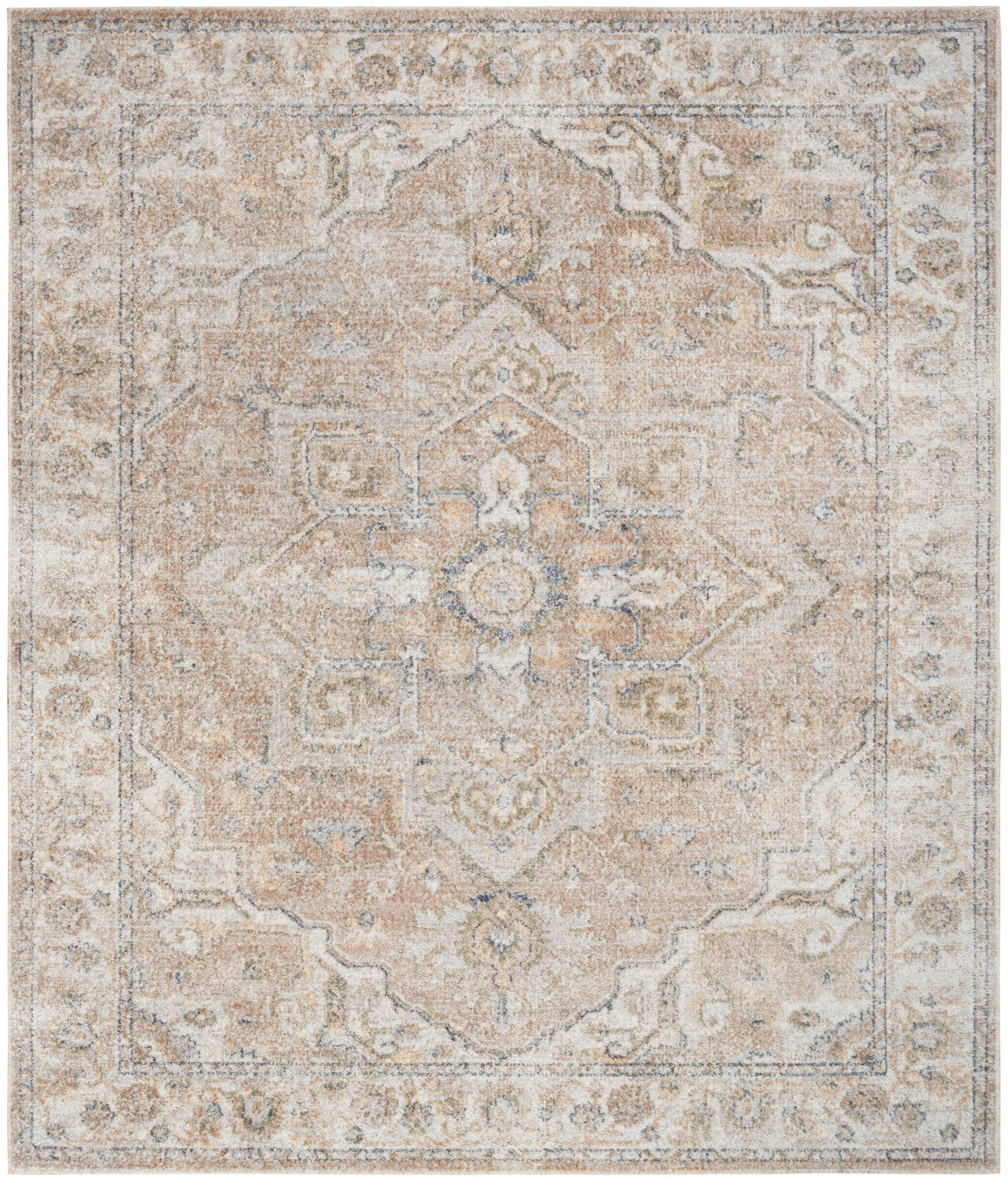 Nourison Astra Beige Pet Friendly Machine Washable Rug - Main