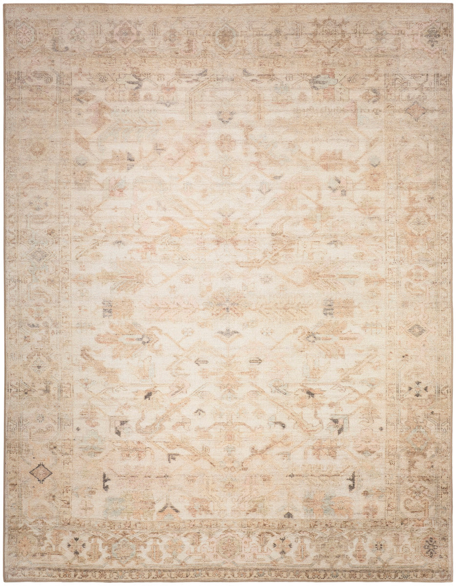 Nourison Vintage Beige Machine Washable Rug - 9' x 12'