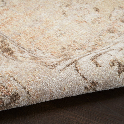 Nourison Astra Beige Pet Friendly Machine Washable Rug - Texture