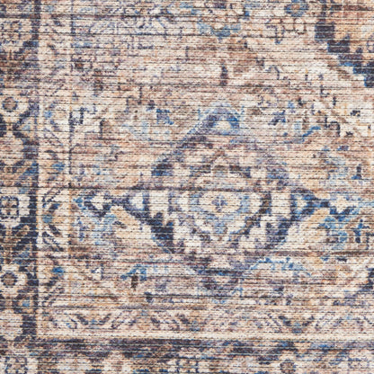 Nourison New Concept Ivory & Latte Machine Washable Rug - Swatch