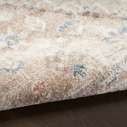 Nourison Astra Sage & Multicolor Pet Friendly Machine Washable Rug - Texture