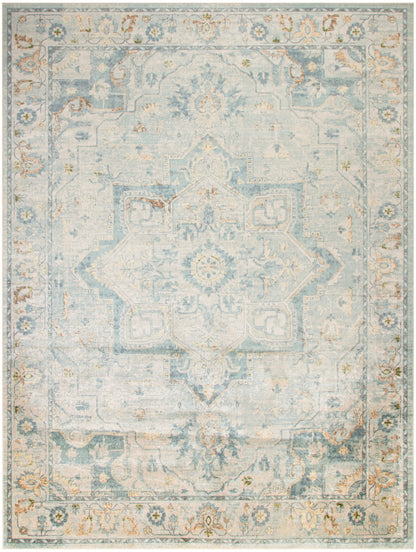 Nourison Astra Light Blue Pet Friendly Machine Washable Rug - Main