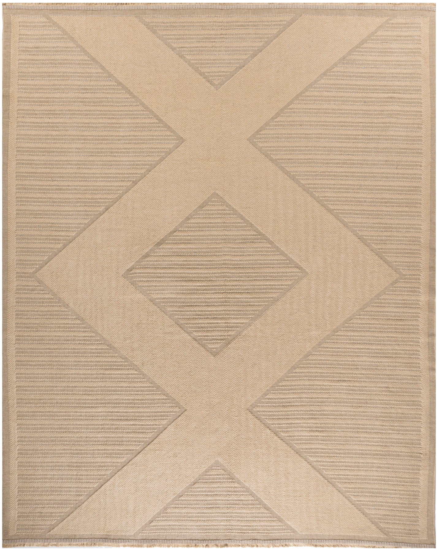 Nourison Jute Loom Woven Natural & Beige Machine Washable Rug - Main