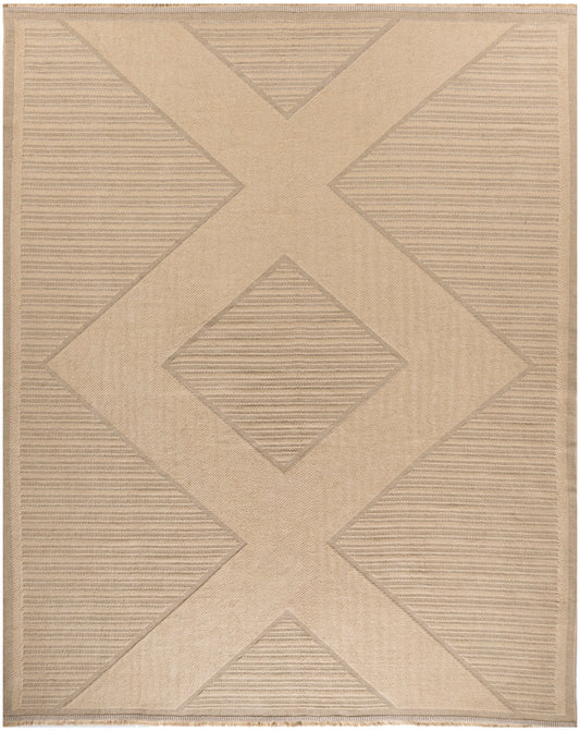 Nourison Jute Loom Woven Natural & Beige Machine Washable Rug - Main