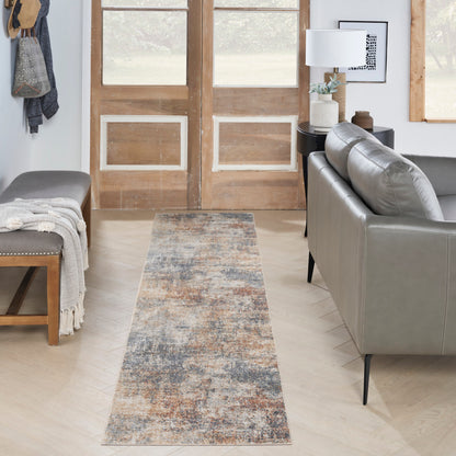 Nourison Astra Multicolor Pet Friendly Machine Washable Rug - Room Scene