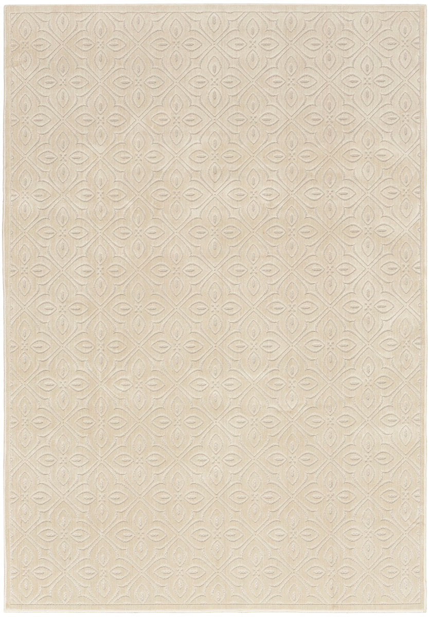 Nourison Charm Ivory Pet Friendly Machine Washable Rug - 5' x 7'