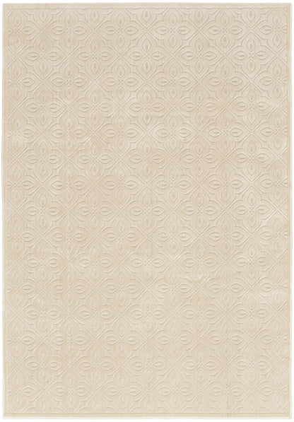 Nourison Charm Ivory Pet Friendly Machine Washable Rug - 5' x 7'