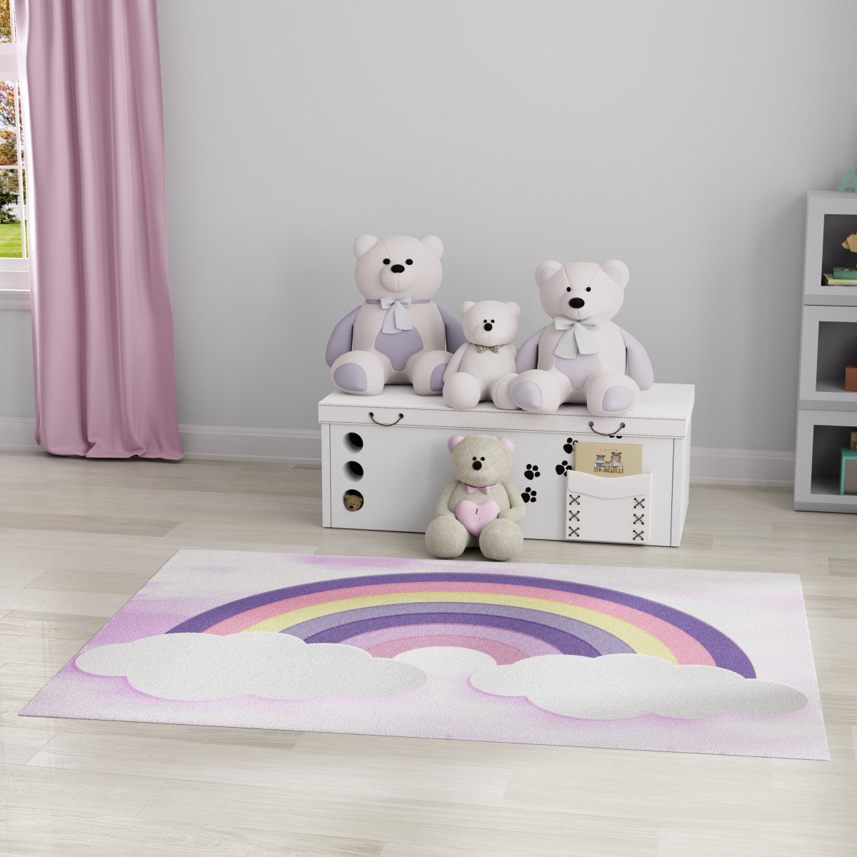 Nourison Imagination Multicolor Machine Washable Rug - Room Scene