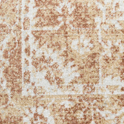 Nourison Astra Rust Pet Friendly Machine Washable Rug - Swatch