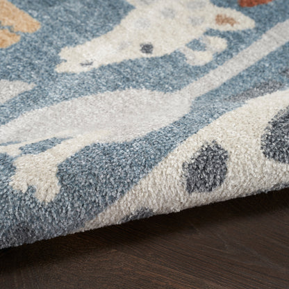 Nourison Astra Multicolor Pet Friendly Machine Washable Rug - Texture