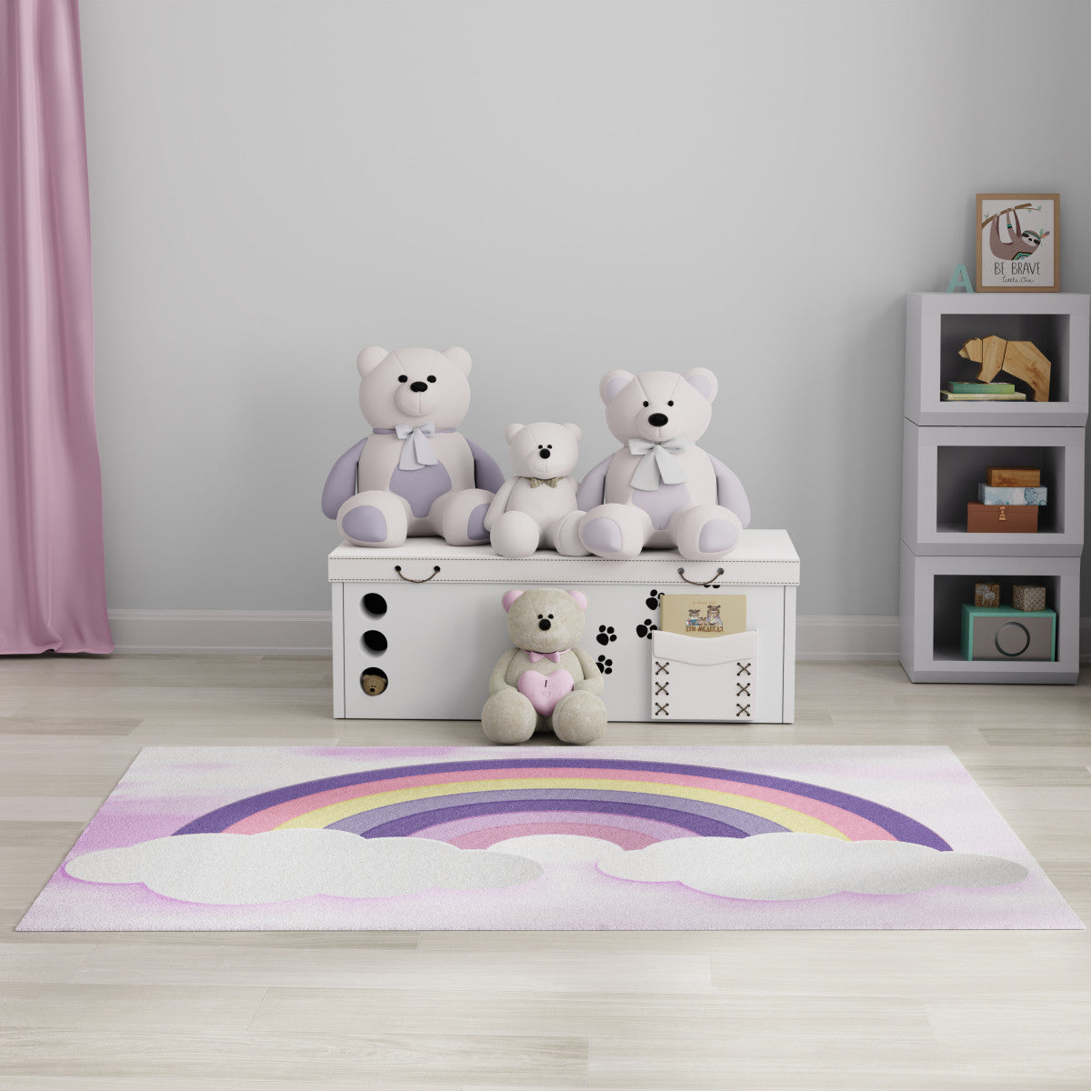 Nourison Imagination Multicolor Machine Washable Rug - Room Scene