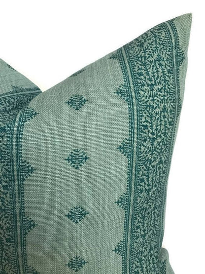 Fez Pillow in Teal Blue