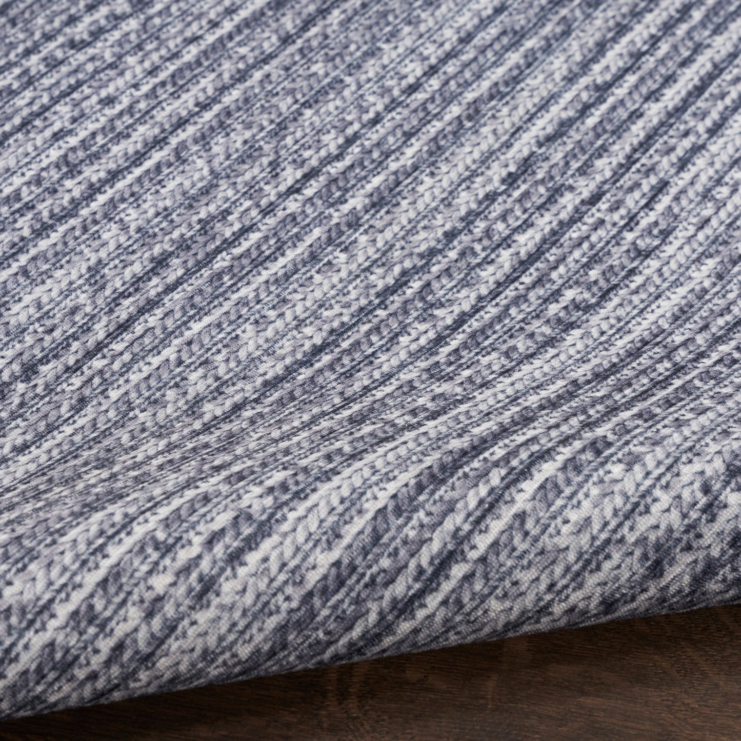Nourison Grey Machine Washable Rug - Texture