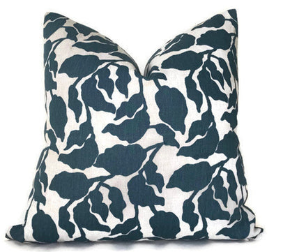 Flores Pillow in Pacific Blue, Walter G Pillows