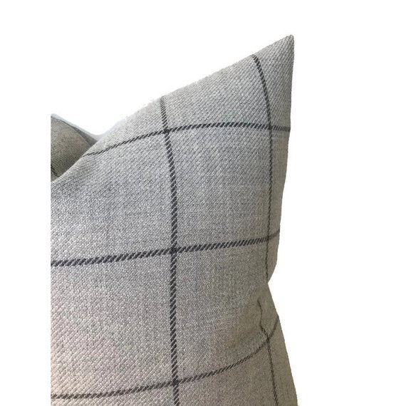 Bancroft Wool Pillow in Fog Grey