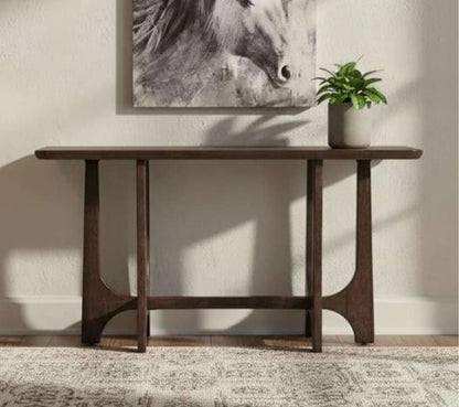 Dunnigan Brown Oak Console - Main