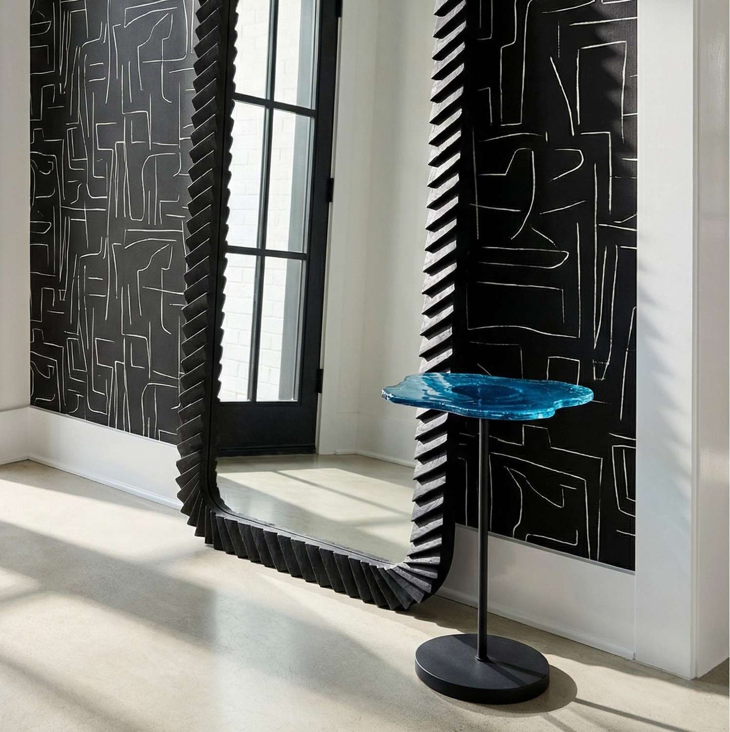 Elijah Accent Table - Blue - Main
