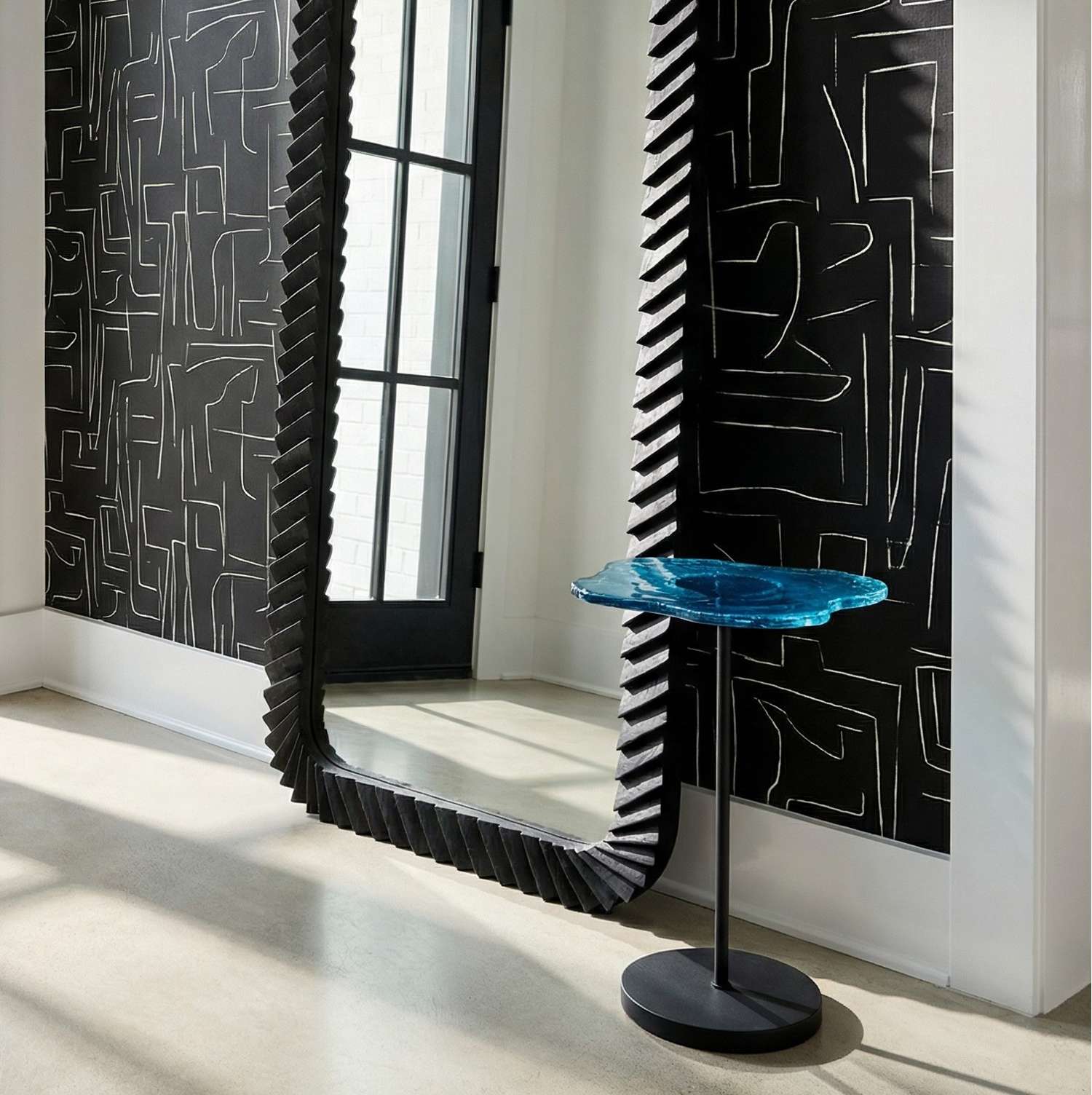 Elijah Accent Table - Blue - Main