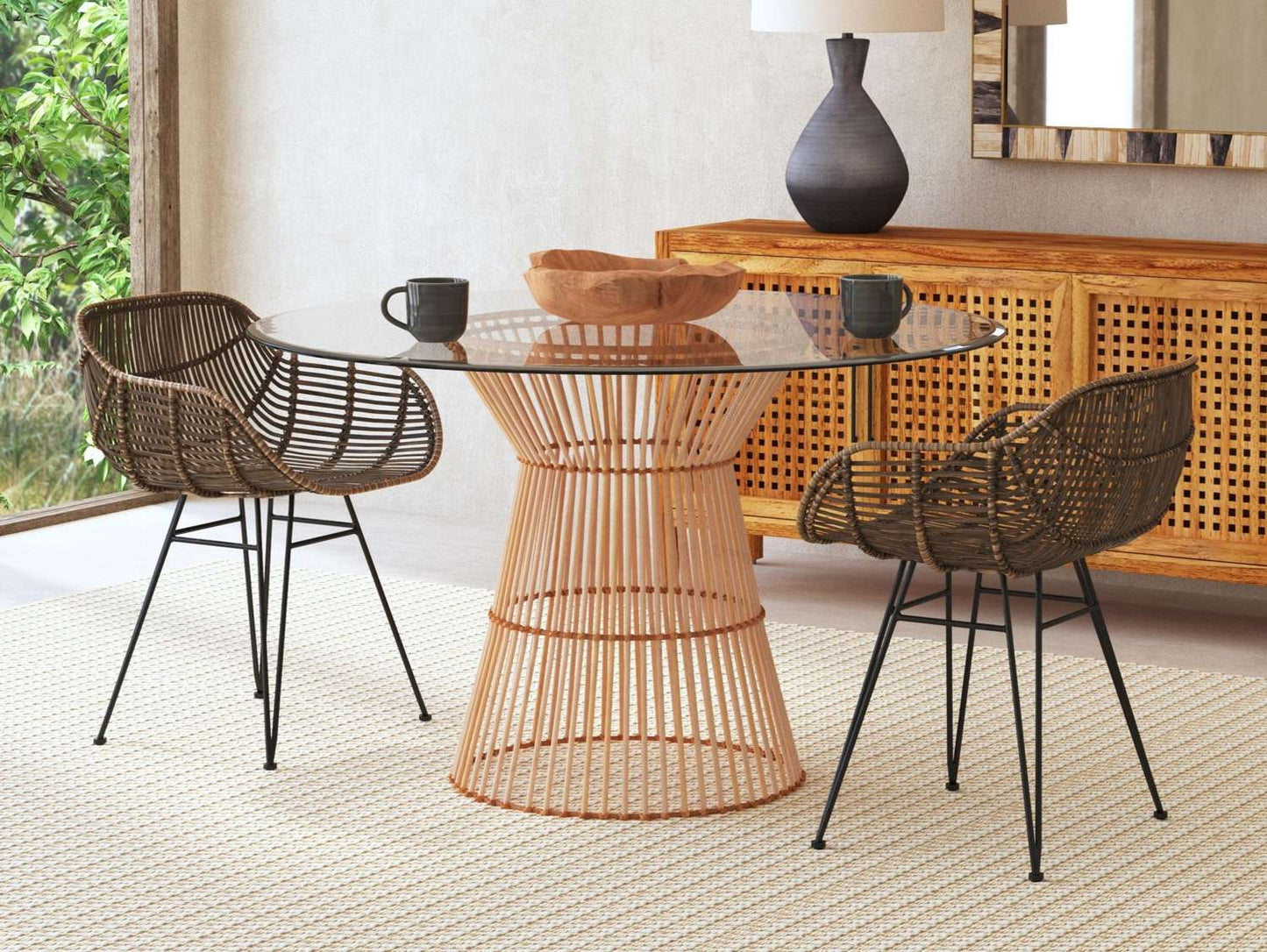 Ryanne Arm Dining Chair (Set of 2) - Main