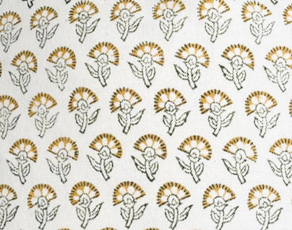Floral Pillow in Marigold