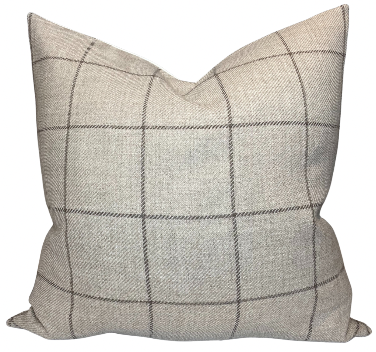 Bancroft Wool Pillow in Malt Brown