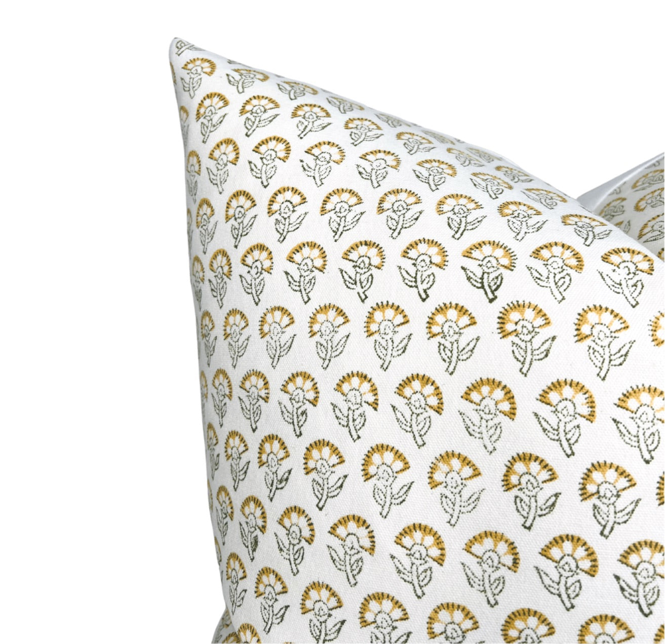Floral Pillow in Marigold
