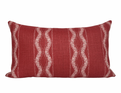 Zanzibar Pillow in Red