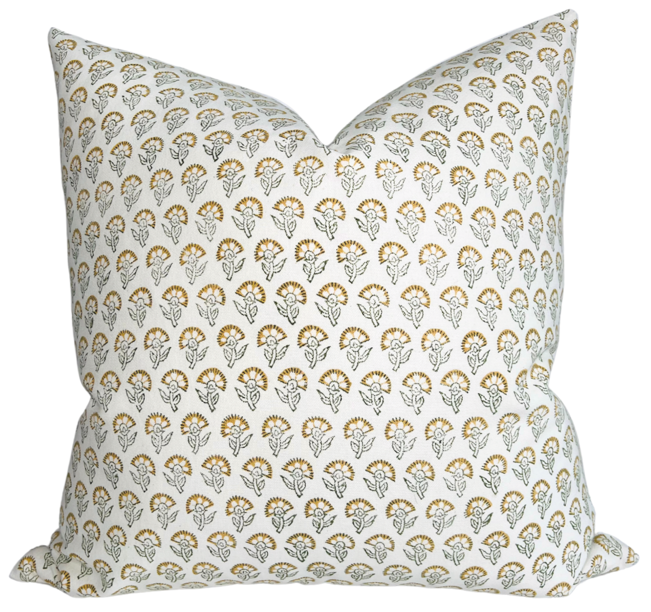 Floral Pillow in Marigold