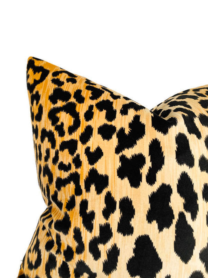 Leopard Velvet Pillow
