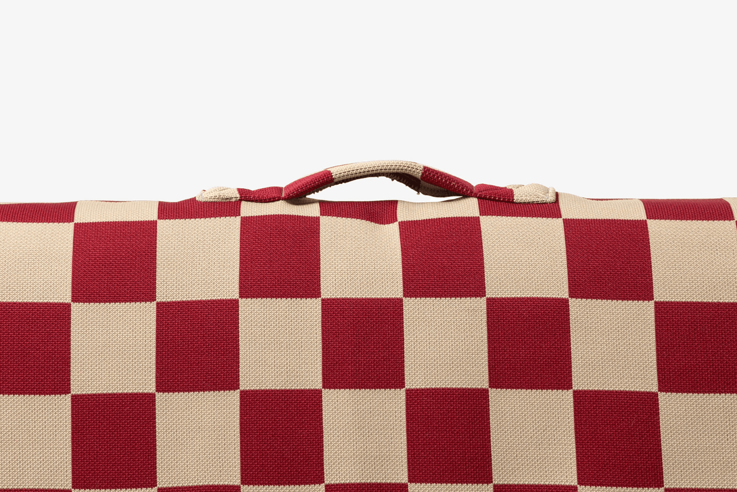 Red Checker Dog Bed
