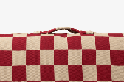 Red Checker Dog Bed