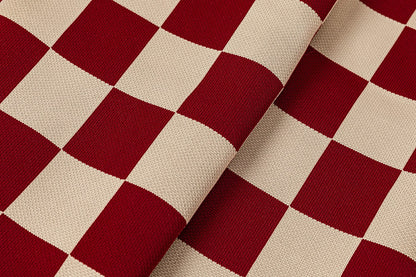 Red Checker Dog Bed