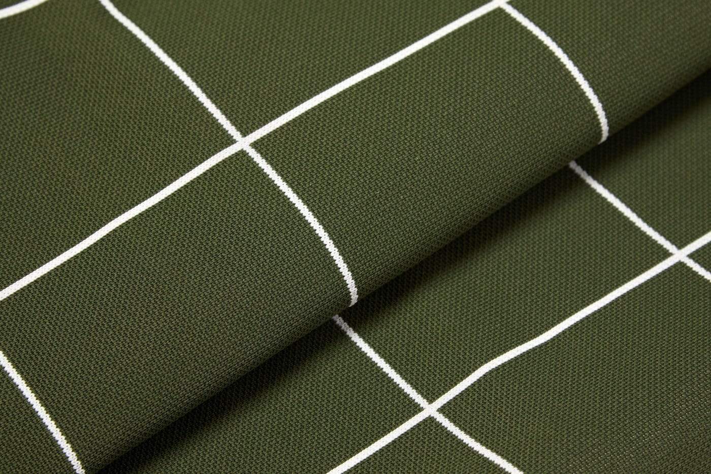Hunter Green Grid Dog Bed