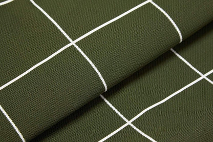 Hunter Green Grid Dog Bed