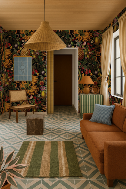 Juicy Fruit Wallpaper, black